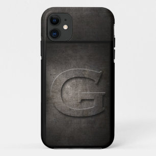 Coque Case-Mate iPhone Grunge Metal G Monogramme Coque iphone