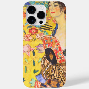 Coque Case-Mate iPhone Gustav Klimt Lady Avec Fan vintage Art Nouveau