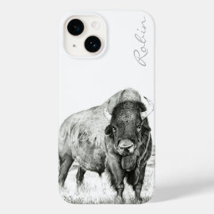 Coque Case-Mate iPhone Hamilton ~ American Bison iPhone 14 Coque