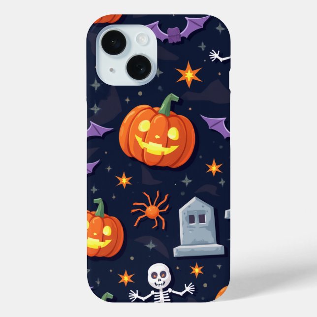 Coque Case-Mate iPhone "Haunted Protection : Spooktacular iPhone 15 Coque (Verso)