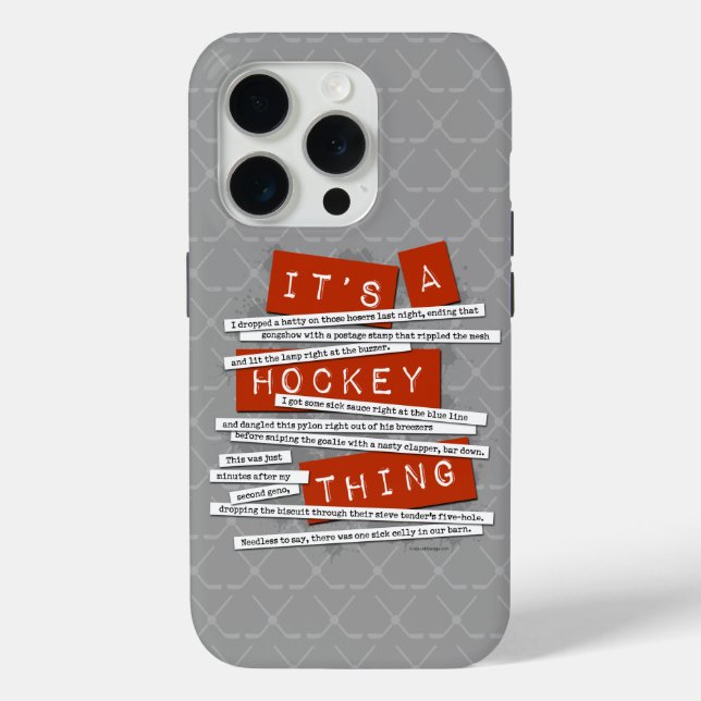 Coque Case-Mate iPhone Hockey Slang iPhone 5 coque (Verso)