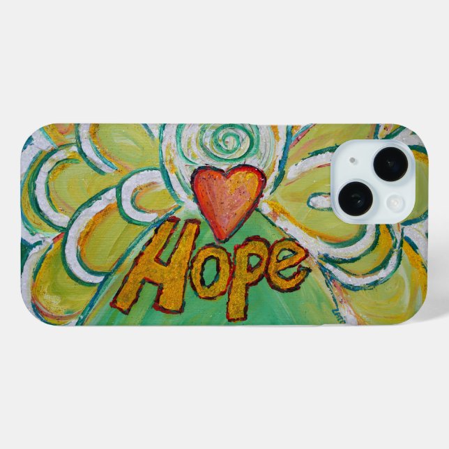 Coque Case-Mate iPhone Hope Angel Word Art coque iphone personnalisé (Verso (horizontal))