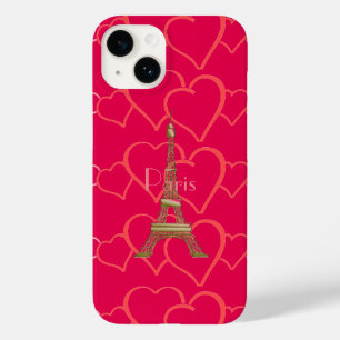Coque Case-Mate iPhone Hot Pink, I Love Paris Coque-Mate coque iphone