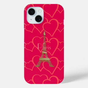 Coque Case-Mate iPhone Hot Pink, I Love Paris Coque-Mate coque iphone