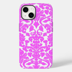Coque Case-Mate iPhone Hot rose Damask iPhone 14 Coque
