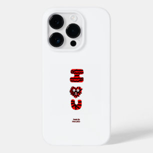 Coque Case-Mate iPhone I Fuzzy U Apple iPhone 14 Pro Coque
