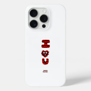 Coque Case-Mate iPhone I Fuzzy U Apple iPhone 15 Pro Coque