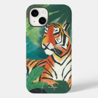Illustration du tigre de jungle avec nom