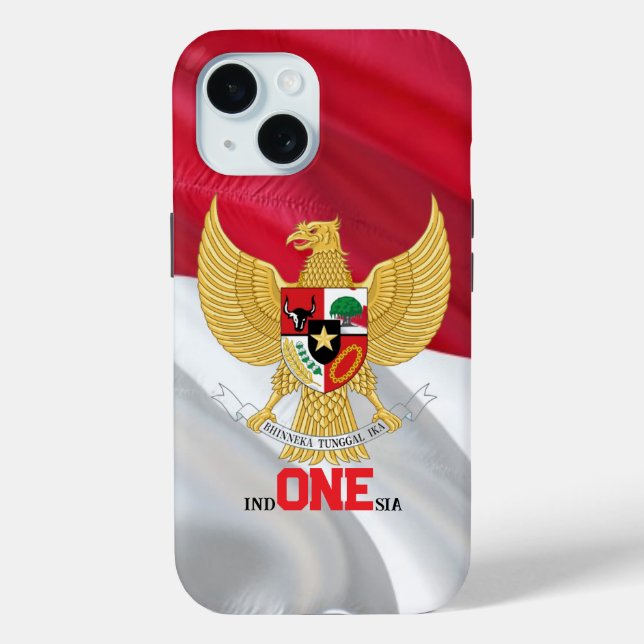 Coque Case-Mate iPhone Indonesian Pride iPhone 15 Coque (Verso)