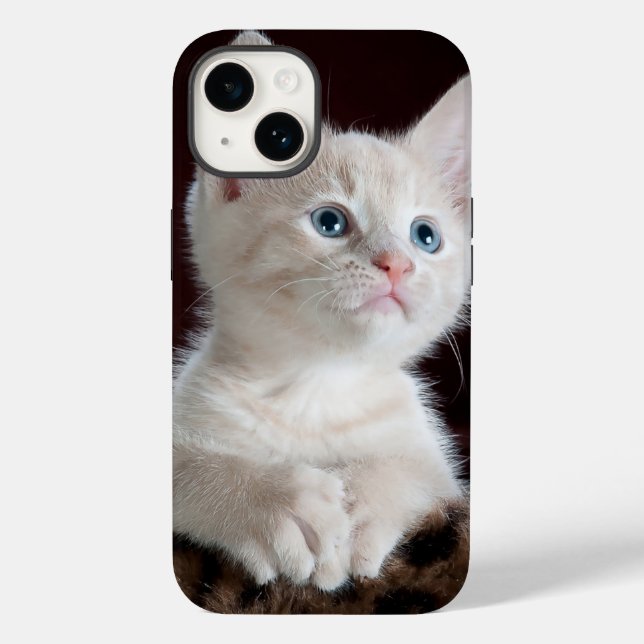 Coque Case-Mate iPhone iphone 14 coque chat amour (Verso)