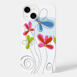 Coque Case-Mate iPhone iPhone 14 Fleurs peintes par Coque