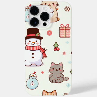 Coque Case-Mate iPhone iPhone 14 Pro Max Coque - Chat snowman