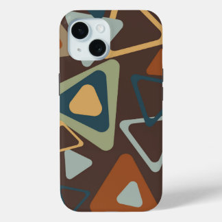 Coque Case-Mate iPhone iPhone 15 Coque Avec Triangles Modernes Du Milieu