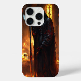 Coque Case-Mate iPhone iPhone 15 Pro Coque avec Death Metal Art