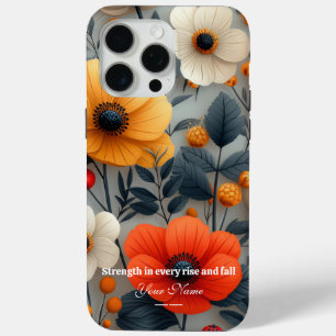 Coque Case-Mate iPhone iPhone 15 Promax Coque avec Fleur Vibrant