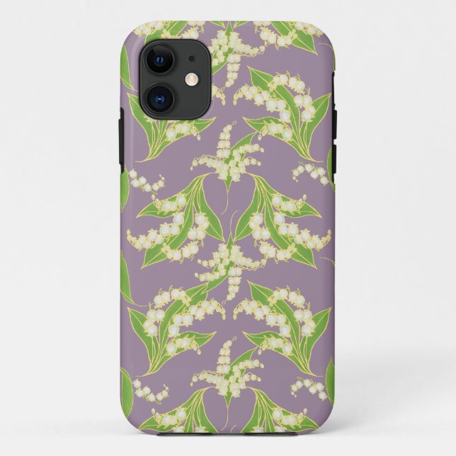 Coque Case-Mate iPhone iPhone 5/5s Xtreme Coque Lilies of the Valley Mauv (Dos)