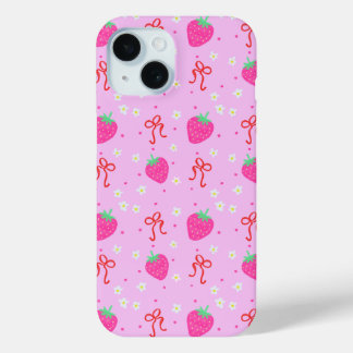 Coque Case-Mate iPhone Iphone à gâteau de fraise 15 Coque