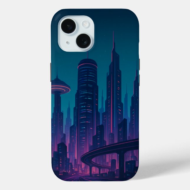 Coque Case-Mate iPhone iPhone / coque ipad Cyber City Glow (Verso)