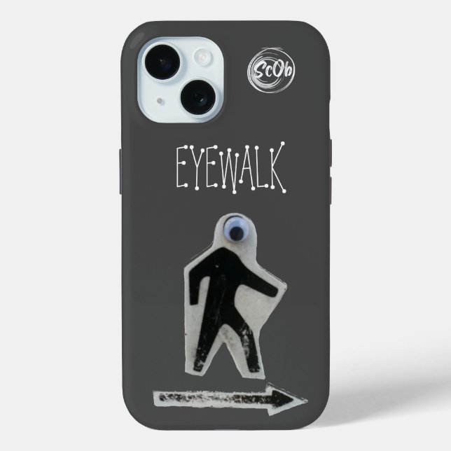 Coque Case-Mate iPhone Iphone EyeWalk 15 Coque (Verso)