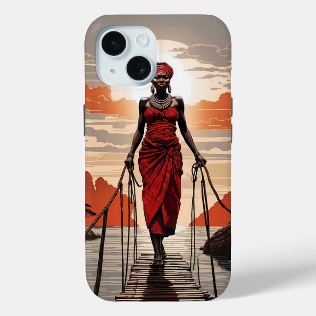 Coque Case-Mate iPhone Iphone femme africaine / coque ipad (Verso)