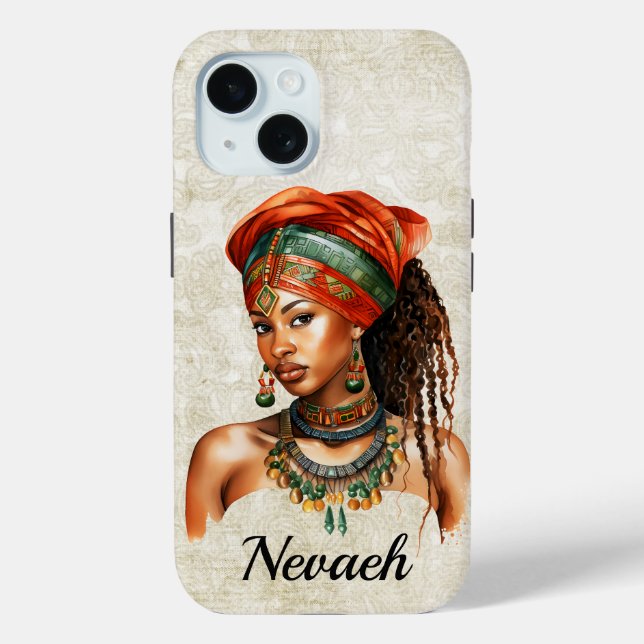 Coque Case-Mate iPhone Iphone femme africaine / coque ipad (Verso)