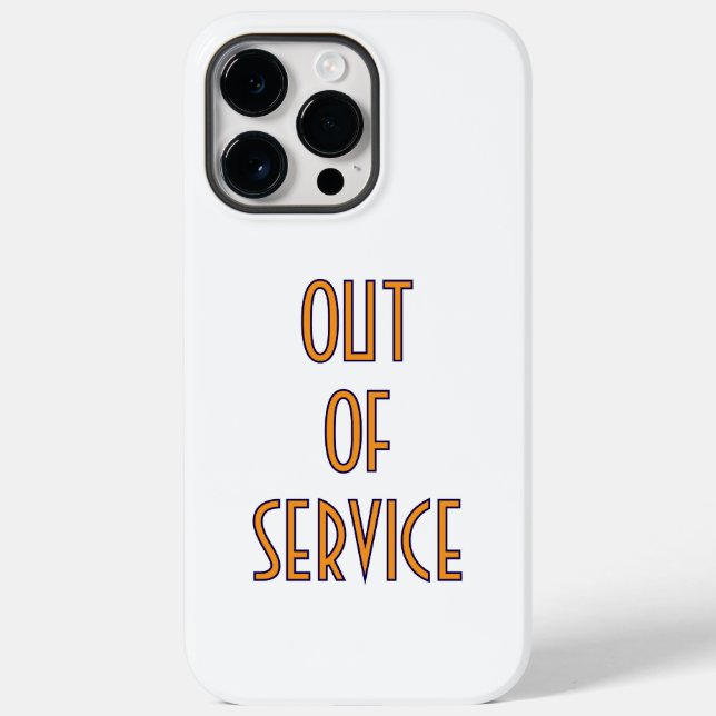Coque Case-Mate iPhone Iphone "Out of Service" 14 pro max coque (Verso)