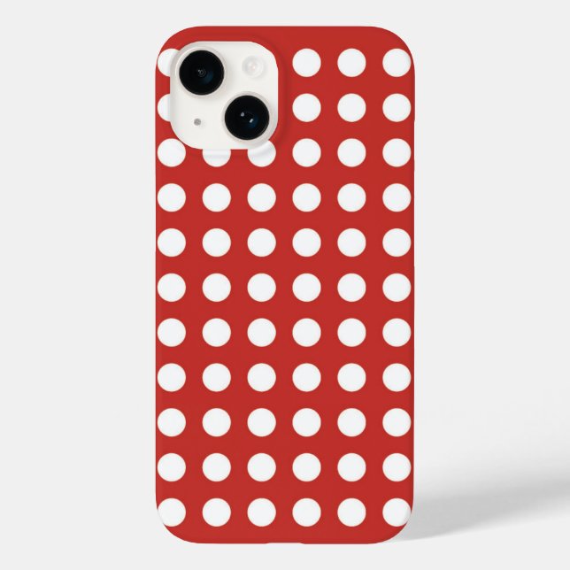 Coque Case-Mate iPhone iPhone pois de style rétro / coque ipad (Verso)