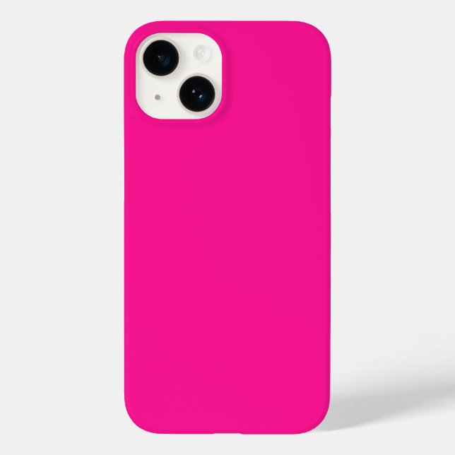 Coque Case-Mate iPhone iPhone rose fluo 14 Coque (Verso)