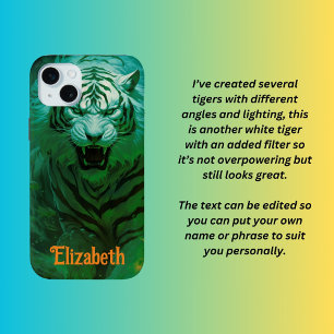 Coque Case-Mate iPhone iPhone Tiger blanc / coque ipad