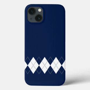 Coque Case-Mate iPhone Jacquard bleu foncé coque iphone Motif