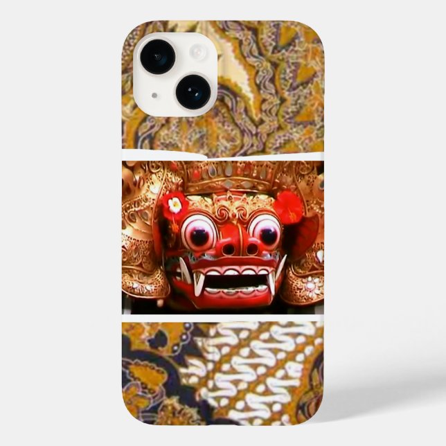 Coque Case-Mate iPhone J'aime le coque iphone Batik (Verso)