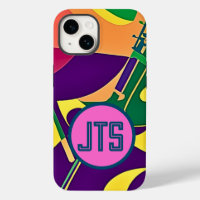 Jazz chaud avec coque iphone de monogramme Customi