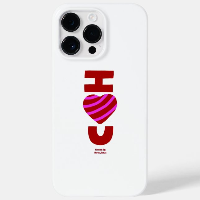 Coque Case-Mate iPhone Je t'aime Apple iPhone 14 Pro Max Coque (Verso)