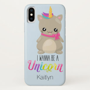Coque Case-Mate iPhone Je veux être un Coque Unicorn-Mate iPhone X Coque 
