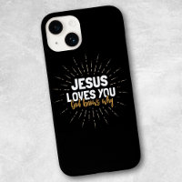 Jésus t'aime - Dieu sait pourquoi le coque iphone