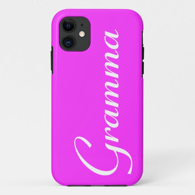 Coque Case-Mate iPhone Joli coque iphone rose "Gramma" (Dos)