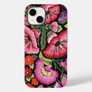 Coque Case-Mate iPhone Jolie broderie mexicaine Fleurs colorées