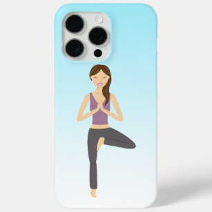 Coque Case-Mate iPhone Jolie Yoga Girl Faisant L'Illustration De Pose D'A