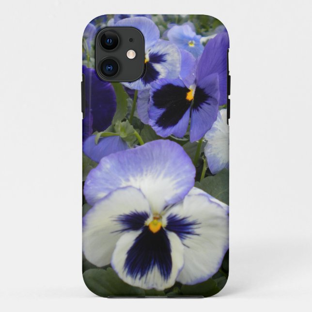 Coque Case-Mate iPhone Jolies Pansies Périwinkle IPhone 5 Coque (Dos)