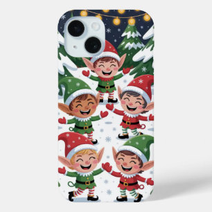 Coque Case-Mate iPhone Jouer Noël Elfs Neige iPhone / coque ipad