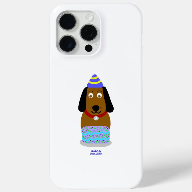 Coque Case-Mate iPhone Joyeux Anniversaire Apple iPhone 15 Pro Max Coque (Verso)