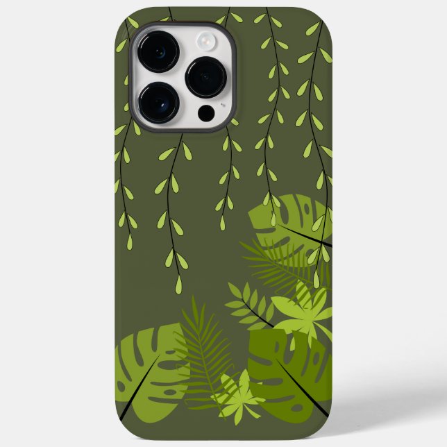 Coque Case-Mate iPhone Jungle Feuille Coque-Mate iPhone 14 Pro Max Coque (Verso)