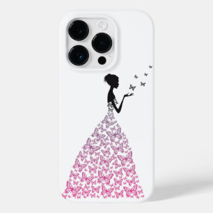 Coque Case-Mate iPhone La dame aux papillons Couverture coque iphone