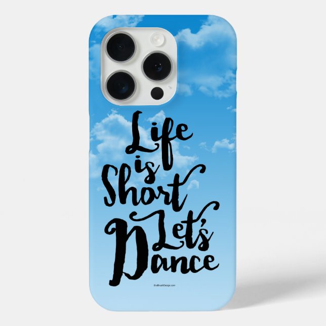 Coque Case-Mate iPhone La vie est courte Dansons Coque-Mate coque iphone (Verso)