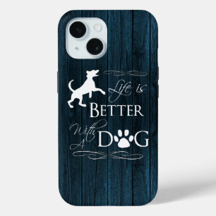 Coque Case-Mate iPhone La vie est meilleure avec un coque iphone de chien