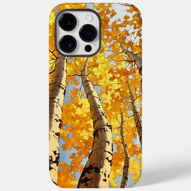 Coque Case-Mate iPhone L'arbre d'or en automne (Back)