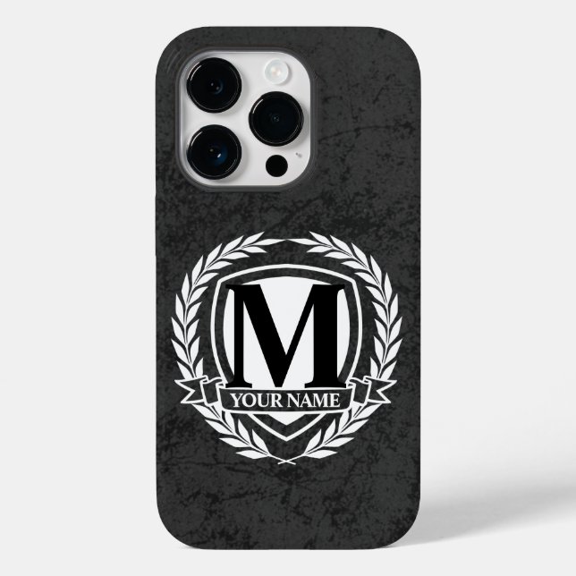 Coque Case-Mate iPhone Laurel Monogram Design Coque-Mate coque iphone (Verso)