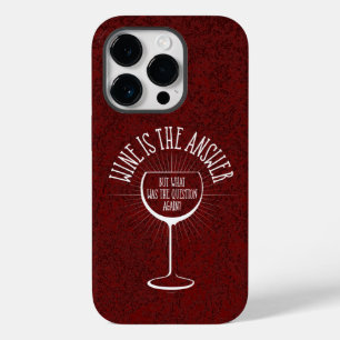 Coque Case-Mate iPhone Le Vin Est La Réponse Coque-Mate coque iphone