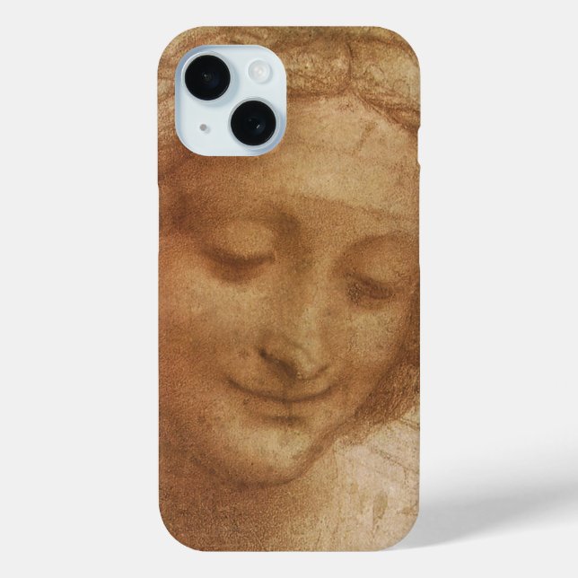 Coque Case-Mate iPhone L'étude de Leonardo da Vinci sur le portrait de Sa (Back)