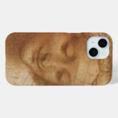 Coque Case-Mate iPhone L'étude de Leonardo da Vinci sur le portrait de Sa (Back (Horizontal))
